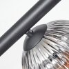 Koyoto lampa sufitowa, kula świetlna bursztynowy, przezroczysty, przydymiony, 8-punktowe