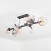 Koyoto lampa sufitowa, kula świetlna bursztynowy, przezroczysty, przydymiony, 8-punktowe