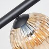 Ripoll lampa sufitowa, kula świetlna bursztynowy, 8-punktowe