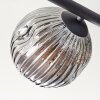 Ripoll lampa sufitowa, kula świetlna przydymiony, 5-punktowe