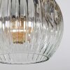 Ripoll lampa sufitowa, kula świetlna bursztynowy, przezroczysty, przydymiony, 5-punktowe