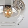 Ripoll lampa sufitowa, kula świetlna bursztynowy, przezroczysty, przydymiony, 5-punktowe
