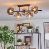 Ripoll Lampa sufitowa, Kula świetlna Przezroczysty, Przydymiony, 5-punktowe