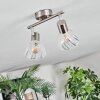 Saire Lampa sufitowa, Spot sufitowy Chrom, Nikiel matowy, 2-punktowe