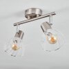 Saire Lampa sufitowa, Spot sufitowy Chrom, Nikiel matowy, 2-punktowe