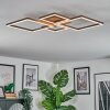 Brina Lampa sufitowa LED Brązowy, 1-punktowy
