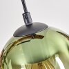 Koyoto Lampa wisząca, Kula świetlna, Lampa wisząca Ecru, Czarny, 5-punktowe