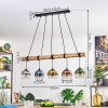 Koyoto lampa wisząca, kula świetlna, lampa wisząca kolory naturalne, czarny, 5-punktowe