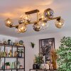 Koyoto Lampa sufitowa, Kula świetlna Złoty, Czarny, 10-punktowe