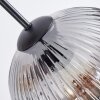 Koyoto lampa wisząca, kula świetlna, lampa wisząca bursztynowy, przezroczysty, przydymiony, 6-punktowe