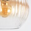 Koyoto Lampa wisząca, Kula świetlna, Lampa wisząca W kolorze bursztynu, Przezroczysty, Przydymiony, 6-punktowe