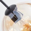 Koyoto Lampa wisząca, Kula świetlna, Lampa wisząca W kolorze bursztynu, Przezroczysty, Przydymiony, 6-punktowe