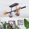 Chehalis lampa sufitowa, kula świetlna bursztynowy, przydymiony, 5-punktowe