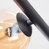 Chehalis lampa sufitowa, kula świetlna bursztynowy, przydymiony, 5-punktowe