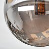 Chehalis Lampa sufitowa, Kula świetlna W kolorze bursztynu, Przydymiony, 5-punktowe