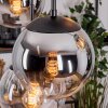 Gastor lampa wisząca, kula świetlna, lampa wisząca bursztynowy, chrom, przezroczysty, przydymiony, 6-punktowe