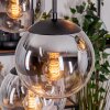 Gastor lampa wisząca, kula świetlna, lampa wisząca bursztynowy, przezroczysty, przydymiony, 6-punktowe