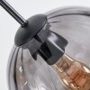 Koyoto lampa wisząca, kula świetlna, lampa wisząca bursztynowy, przydymiony, 6-punktowe