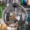 Koyoto lampa wisząca, kula świetlna, lampa wisząca bursztynowy, przydymiony, 6-punktowe