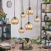 Koyoto lampa wisząca, kula świetlna, lampa wisząca bursztynowy, 6-punktowe