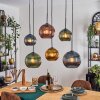 Koyoto Lampa wisząca, Kula świetlna, Lampa wisząca Niebeieski, Złoty, Zielony, W kolorze miedzi, 6-punktowe