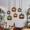 Koyoto Lampa wisząca, Kula świetlna, Lampa wisząca Niebeieski, Złoty, Zielony, W kolorze miedzi, 6-punktowe