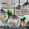 Ripoll Lampa sufitowa, Kula świetlna Chrom, Przezroczysty, Przydymiony, 5-punktowe
