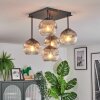 Ripoll Lampa sufitowa, Kula świetlna Przezroczysty, Przydymiony, 5-punktowe