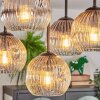 Ripoll Lampa sufitowa, Kula świetlna W kolorze bursztynu, Przezroczysty, Przydymiony, 5-punktowe