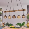 Koyoto Lampa wisząca, Kula świetlna, Lampa wisząca Ecru, Czarny, 5-punktowe