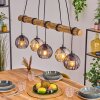 Koyoto lampa wisząca, kula świetlna, lampa wisząca kolory naturalne, czarny, 5-punktowe