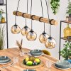 Koyoto Lampa wisząca, Kula świetlna, Lampa wisząca Ecru, Czarny, 5-punktowe