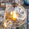 Ripoll Lampa wisząca, Kula świetlna, Lampa wisząca W kolorze bursztynu, Przezroczysty, Przydymiony, 6-punktowe