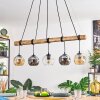 Ripoll lampa wisząca, kula świetlna, lampa wisząca kolory naturalne, czarny, 5-punktowe