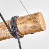 Ripoll lampa wisząca, kula świetlna, lampa wisząca kolory naturalne, czarny, 5-punktowe