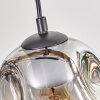 Ripoll Lampa wisząca, Kula świetlna, Lampa wisząca Ecru, Czarny, 5-punktowe
