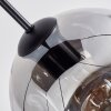 Ripoll lampa wisząca, kula świetlna, lampa wisząca bursztynowy, przezroczysty, przydymiony, 6-punktowe