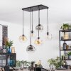Ripoll Lampa wisząca, Kula świetlna, Lampa wisząca W kolorze bursztynu, Przezroczysty, Przydymiony, 6-punktowe