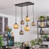 Ripoll lampa wisząca, kula świetlna, lampa wisząca bursztynowy, przydymiony, 6-punktowe