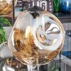 Ripoll Lampa wisząca, Kula świetlna, Lampa wisząca W kolorze bursztynu, Przydymiony, 6-punktowe
