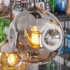 Ripoll lampa wisząca, kula świetlna, lampa wisząca bursztynowy, przydymiony, 6-punktowe
