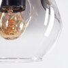Ripoll lampa wisząca, kula świetlna, lampa wisząca bursztynowy, przezroczysty, przydymiony, 6-punktowe