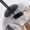 Ripoll lampa wisząca, kula świetlna, lampa wisząca bursztynowy, przezroczysty, przydymiony, 6-punktowe