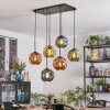 Ripoll Lampa wisząca, Kula świetlna, Lampa wisząca Niebeieski, Zielony, W kolorze miedzi, 6-punktowe