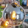 Koyoto lampa wisząca, kula świetlna, lampa wisząca niebeieski, złoty, zielony, przezroczysty, miedziany, 6-punktowe