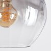Koyoto lampa wisząca, kula świetlna, lampa wisząca przezroczysty, przydymiony, 6-punktowe