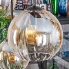Koyoto lampa wisząca, kula świetlna, lampa wisząca bursztynowy, przezroczysty, 6-punktowe