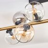 Koyoto Lampa sufitowa, Kula świetlna Złoty, Czarny, 10-punktowe