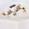 Koyoto Lampa sufitowa, Kula świetlna Złoty, Czarny, 10-punktowe