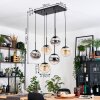 Gastor Lampa wisząca, Kula świetlna, Lampa wisząca Czarny, 6-punktowe